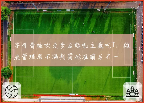 字母哥被吹走步后怒吼主裁吃T，雄鹿管理层不满判罚标准前后不一